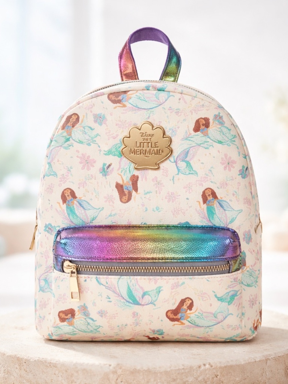 Disney The Little Mermaid Iridescent Backpack - Picture 2 of 13